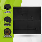 VirtuFit Fitness Puzzelmat - 12-delige Vloermat - 240 x 180 cm - Zwart