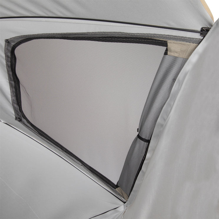 VirtuFit Strandparasol Premium - Windscherm - 225 cm - Beige - Tweedekans
