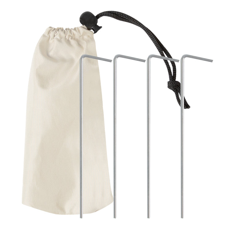 VirtuFit Strandparasol Premium - Windscherm - 225 cm - Beige - Tweedekans