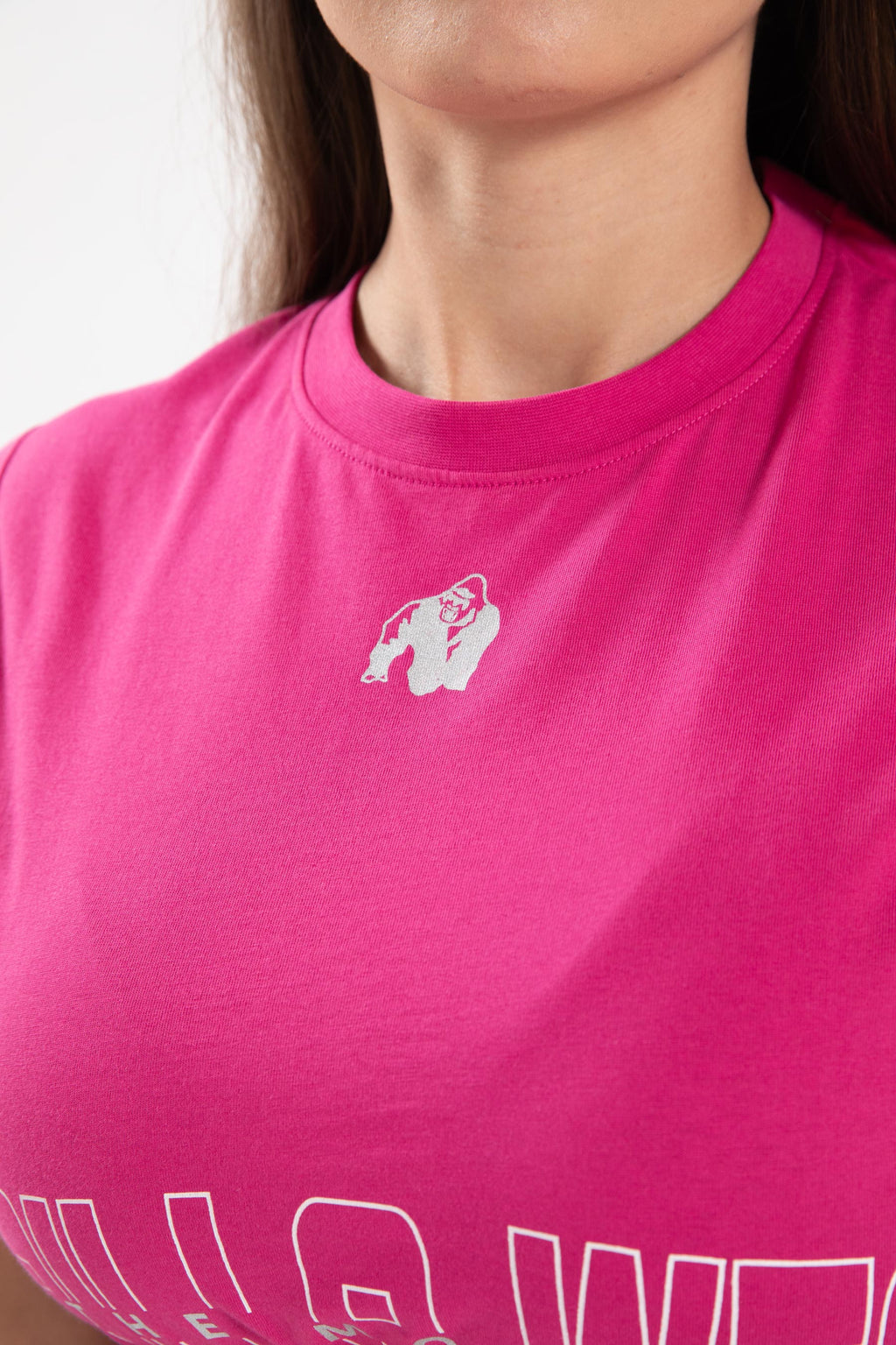 Gorilla Wear Albion Oversized Crop Top - Rose