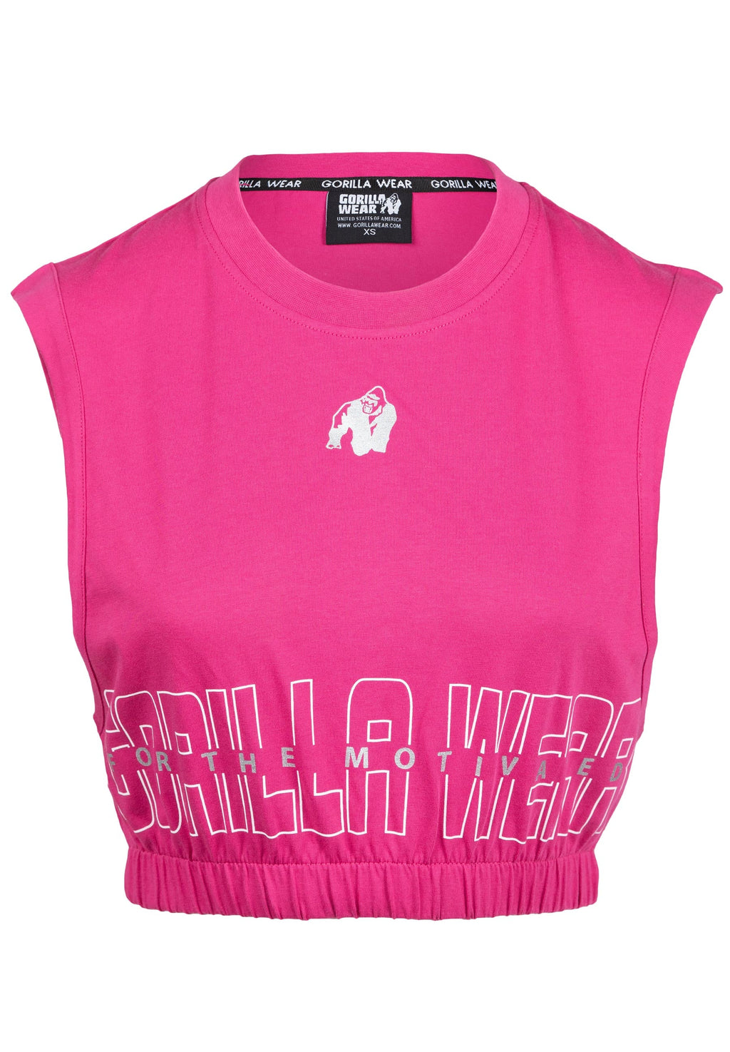 Gorilla Wear Albion Oversized Crop Top - Rose