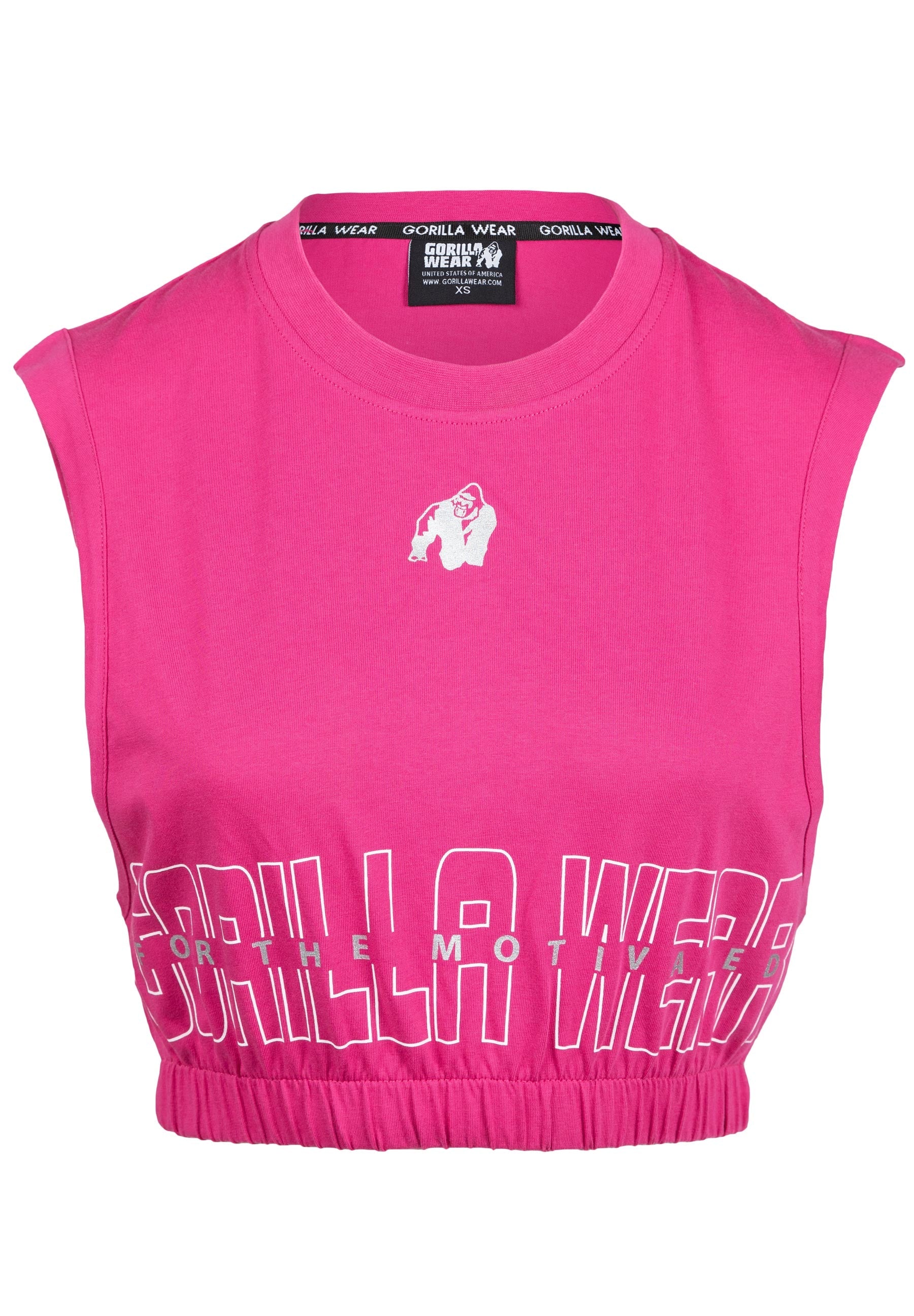 Gorilla Wear Albion Oversized Crop Top - Rose