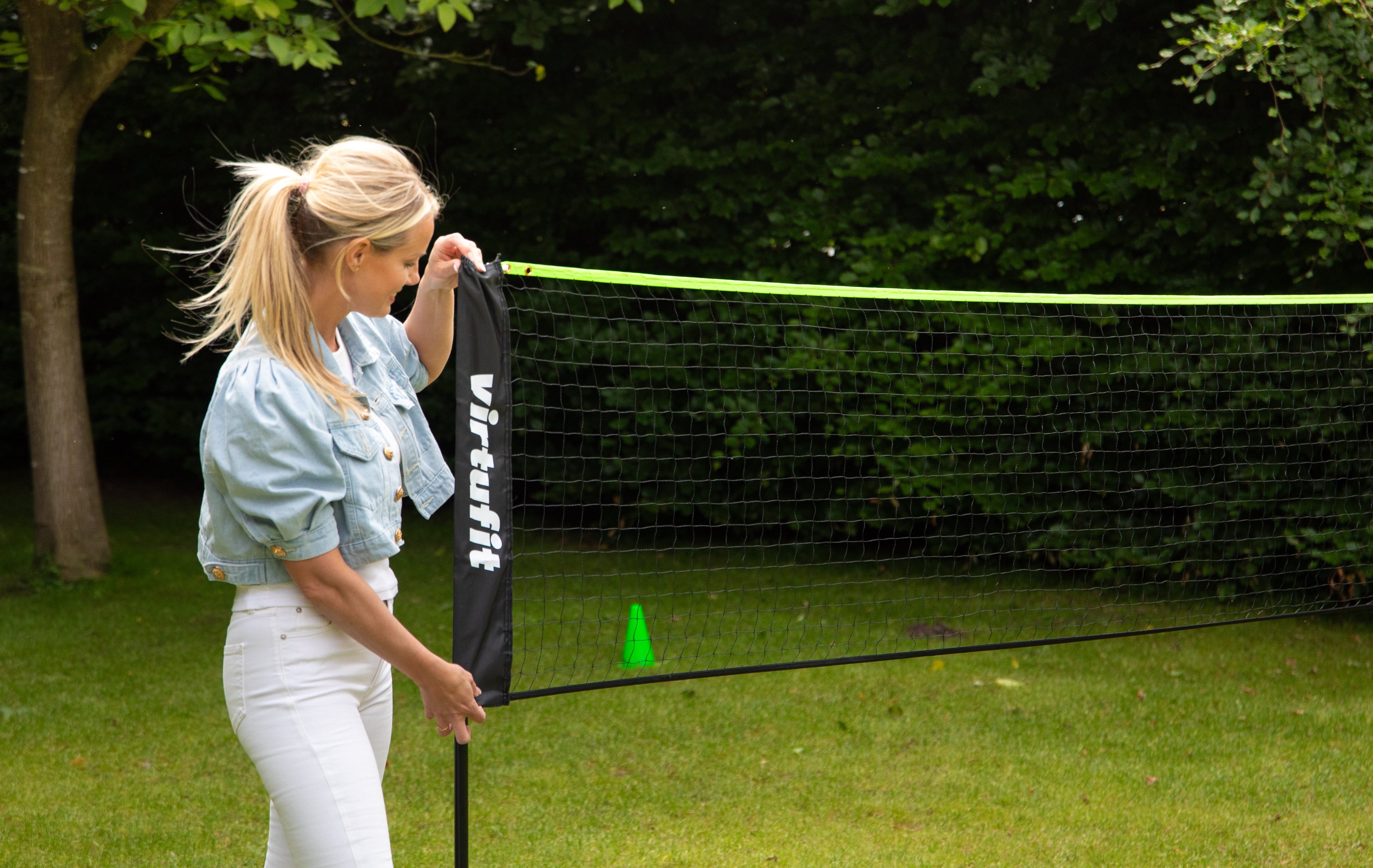 VirtuFit Badminton- en Tennisnet - 510 cm - Inclusief draagtas
