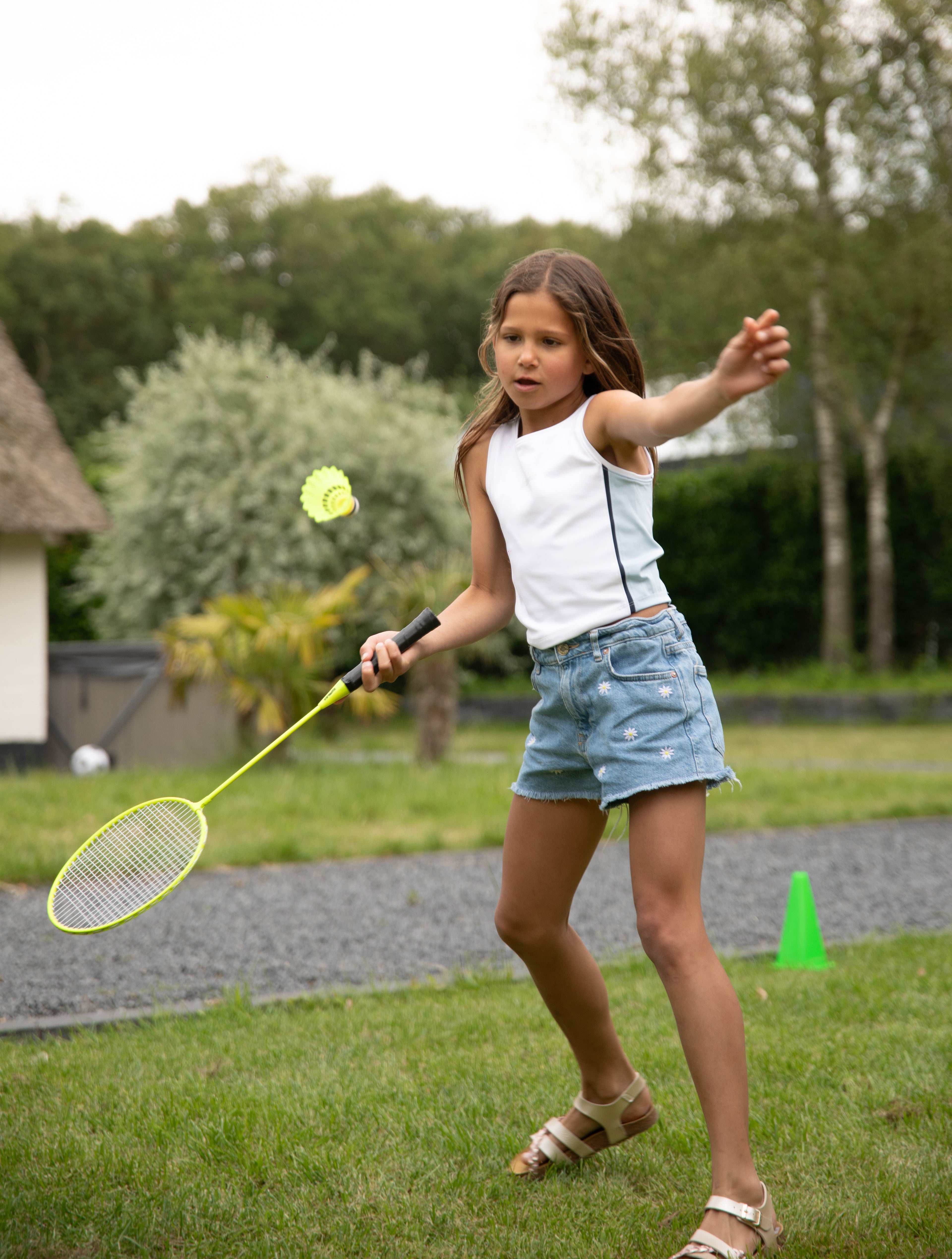 VirtuFit 2-in-1 Portable Badminton- en Tennisset - Inclusief koffer en rackets