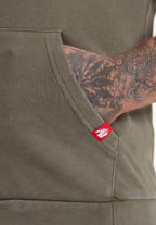 Gorilla Wear Silverdale Sweat à Capuche Sans Manche - Vert Armée