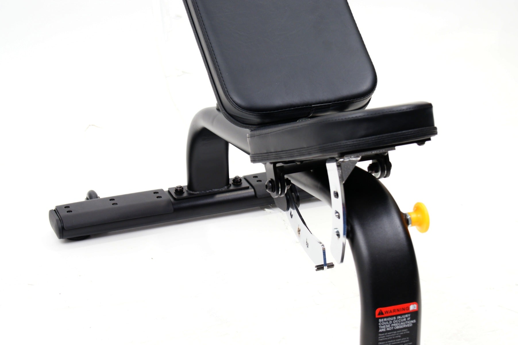 Muscle Power Banc d'entraînement réglable - Banc de musculation - Noir