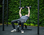 Muscle Power Banc d'entraînement réglable - Banc de musculation - Noir