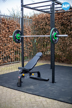 Muscle Power Banc d'entraînement réglable - Banc de musculation - Noir
