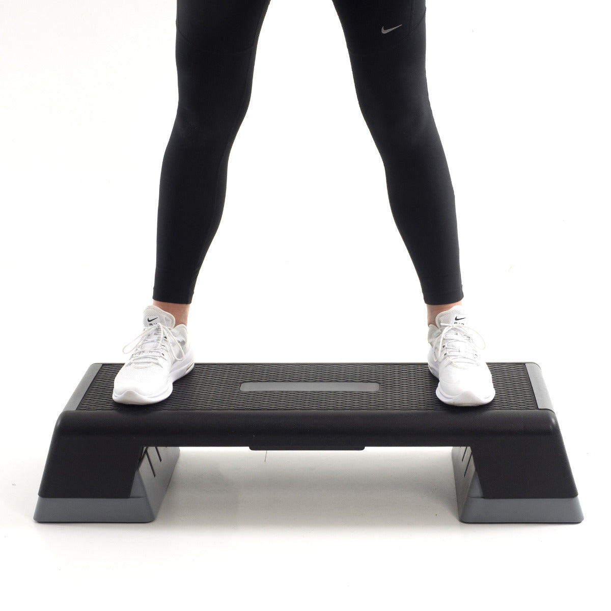 Muscle Power Step aérobie réglable - Monobloc XXL - Noir/Gris