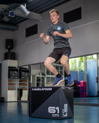 Muscle Power Soft Plyo Box - Noir
