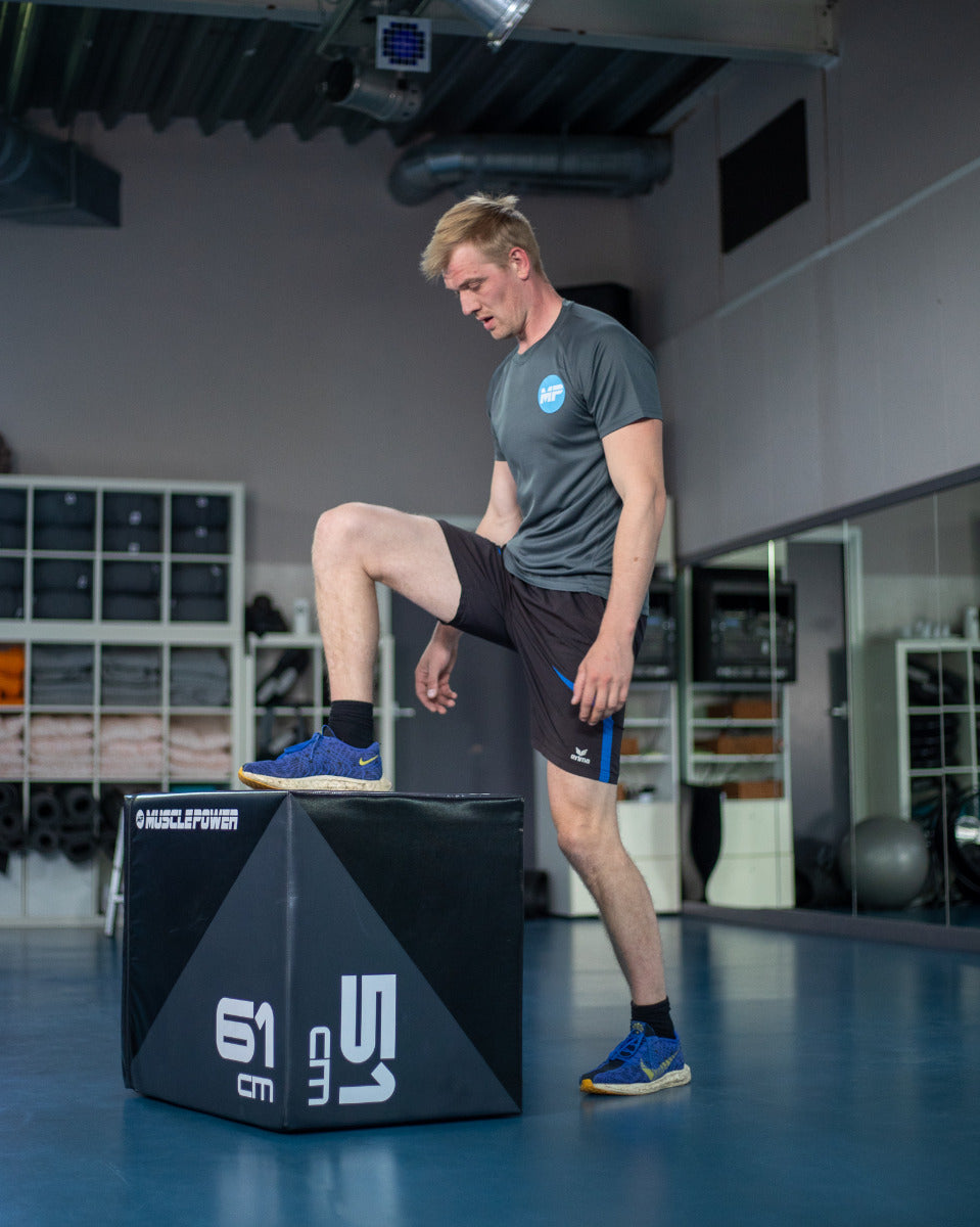 Muscle Power Soft Plyo Box - Noir