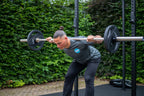 Muscle Power Barre d'haltères olympique 218 cm - Haute performance