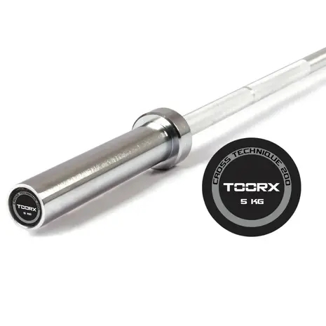 Toorx Professional Barre Olympique BO-TEC200 Cross Technique - 200 cm