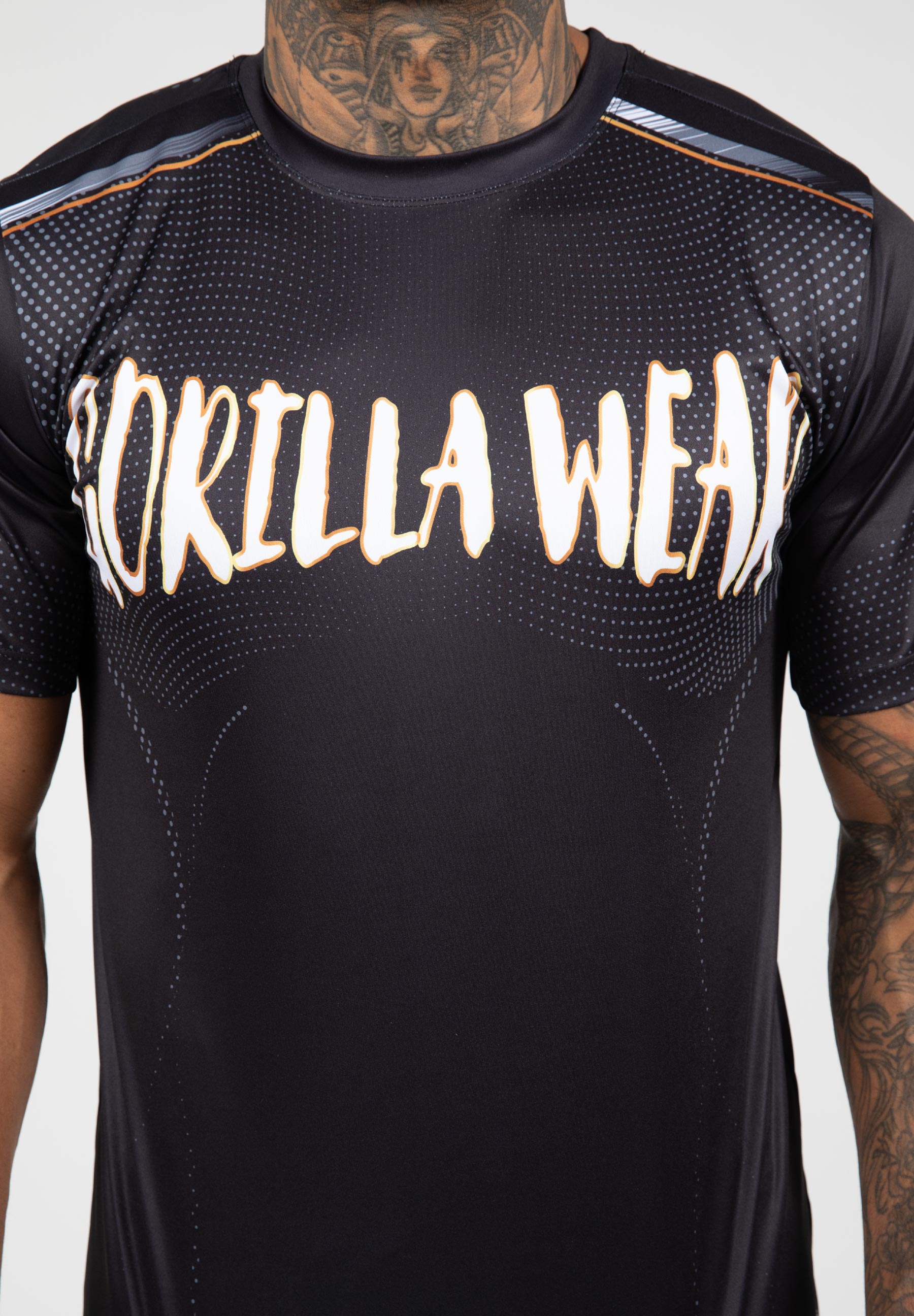Gorilla Wear Clayton T-Shirt - Noir/Or