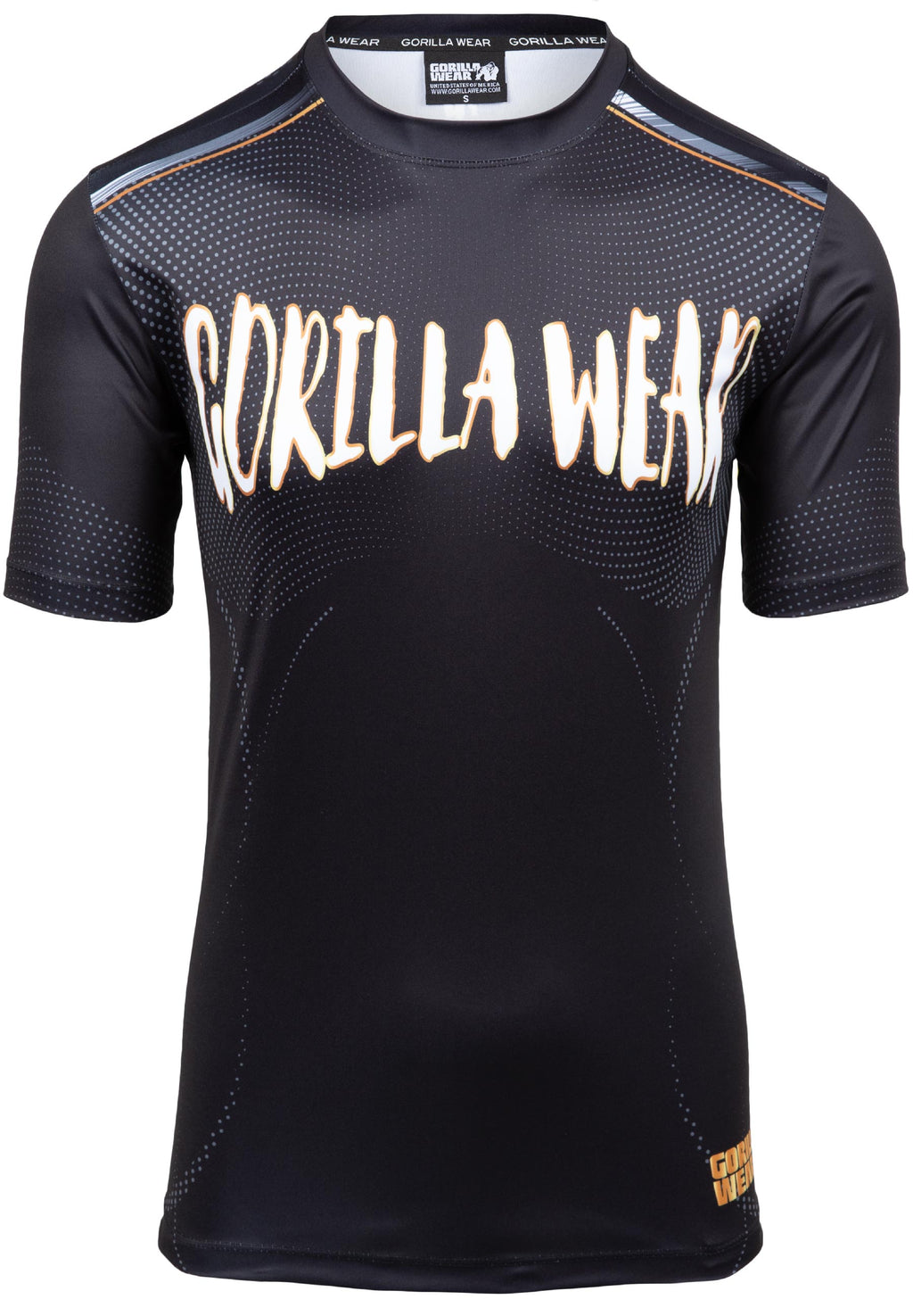 Gorilla Wear Clayton T-Shirt - Noir/Or