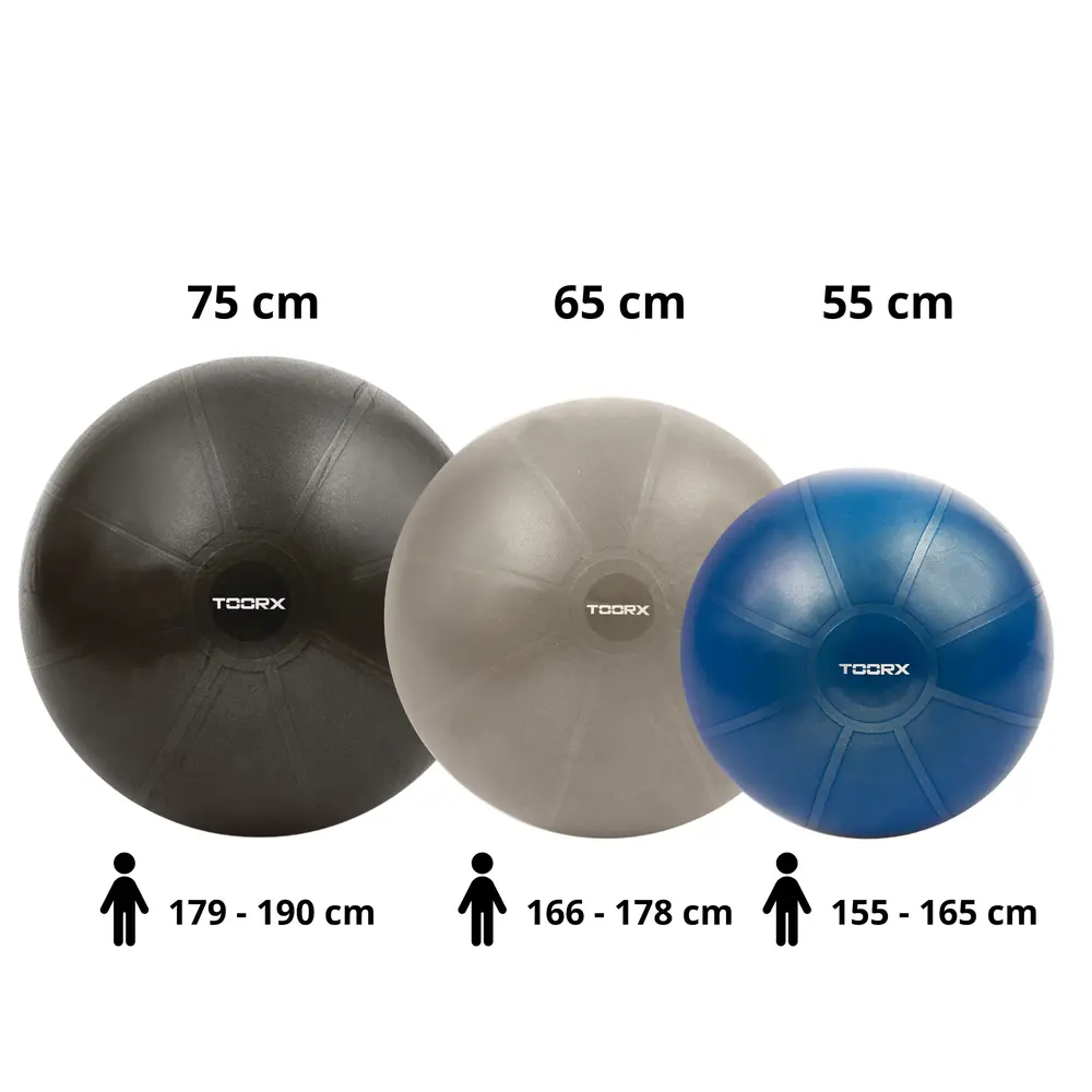 Toorx Fitnessbal Gymbal PRO Blauw - 55 cm