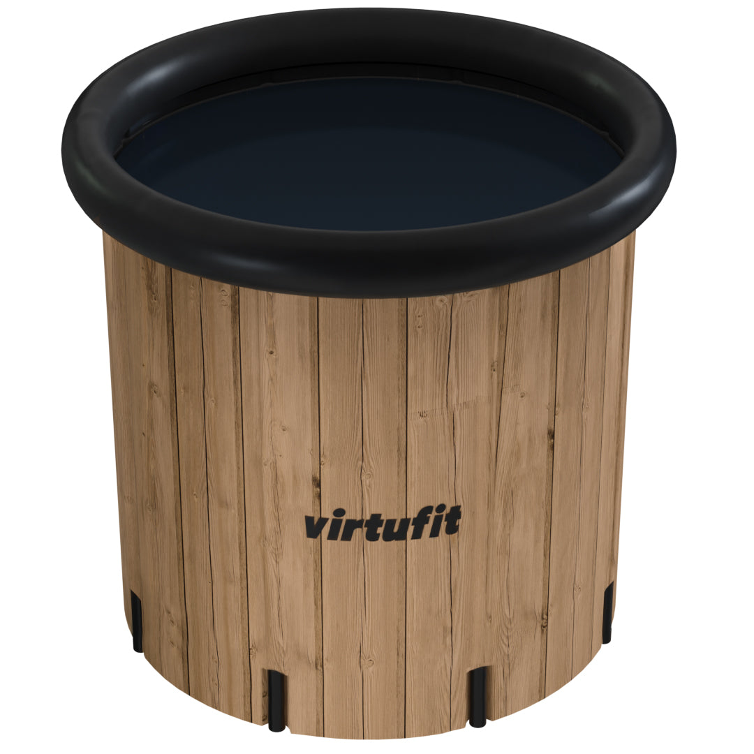 VirtuFit IJsbad XXL - 375 Liter - Wood Look - Inclusief accessoires - Tweedekans