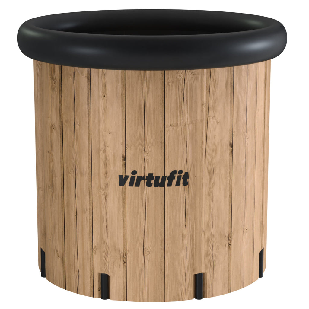 VirtuFit IJsbad XXL - 375 Liter - Wood Look - Inclusief accessoires - Tweedekans