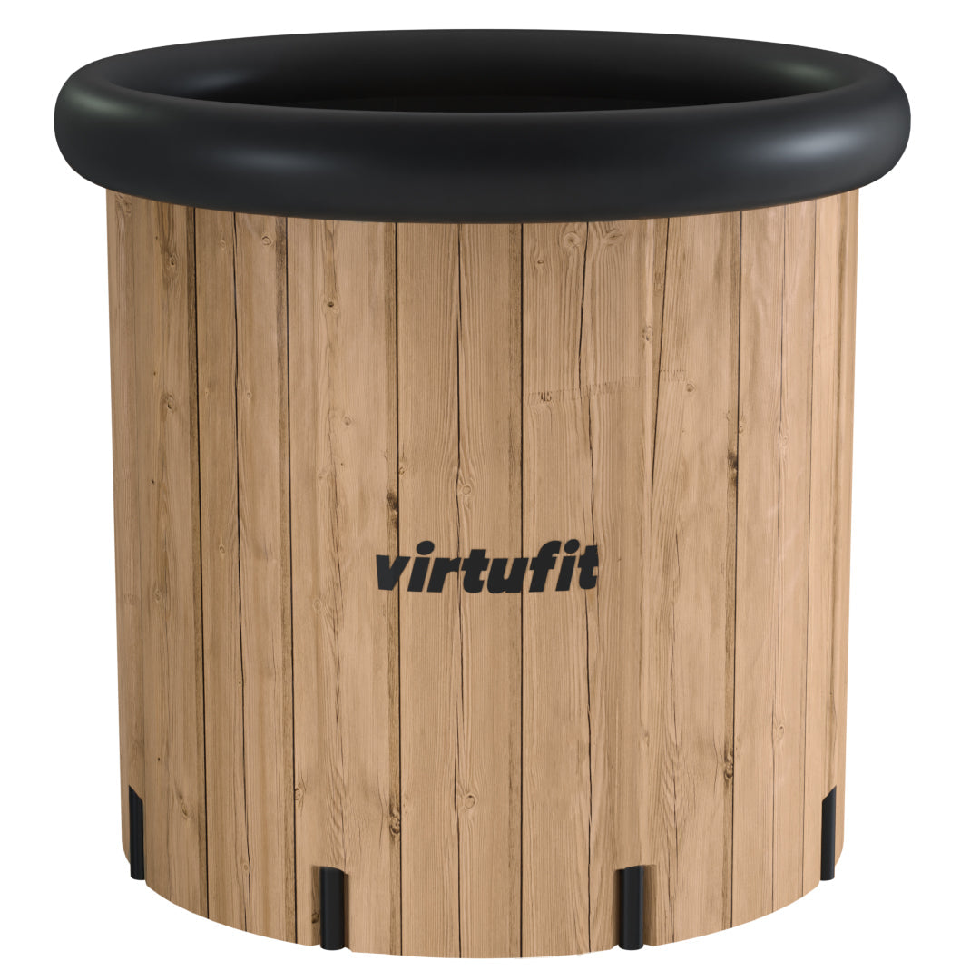 VirtuFit IJsbad XXL - 375 Liter - Wood Look - Inclusief accessoires - Tweedekans