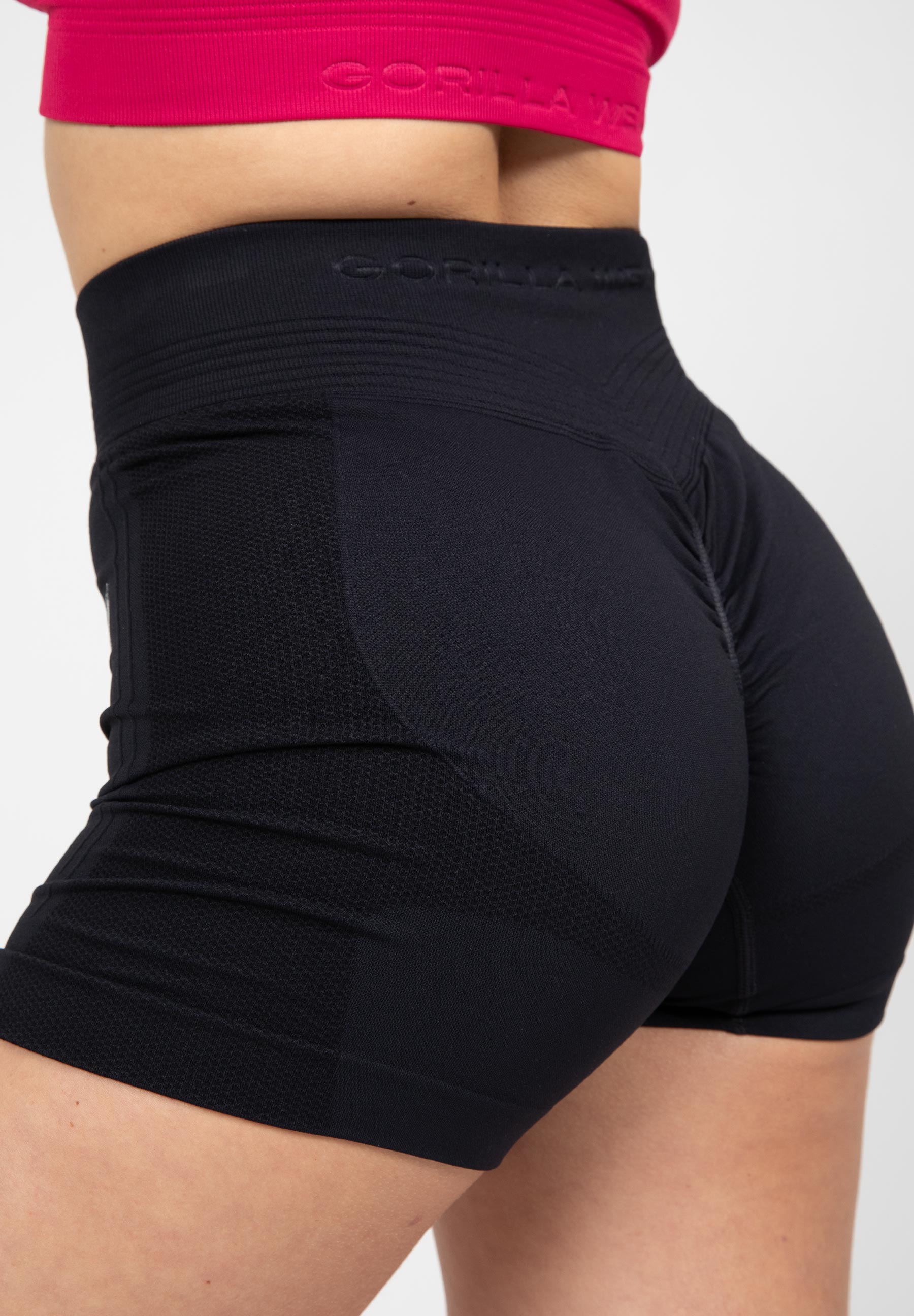 Gorilla Wear Whitney Seamless Shorts - Noir