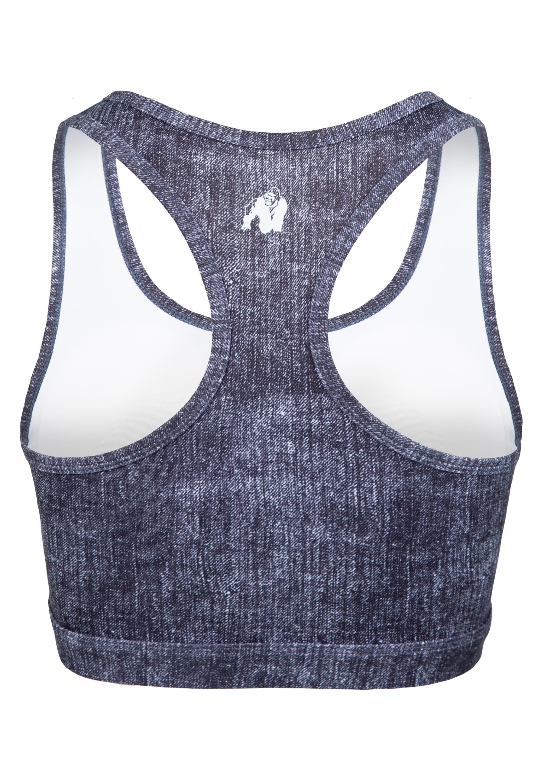 Gorilla Wear Camilla Sportbeha - Denim Blauw