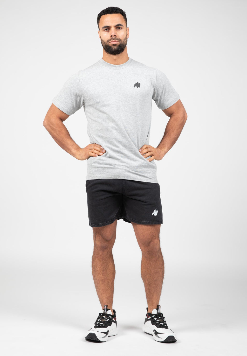 Gorilla Wear Curtis Short Joggers - Washed Gray