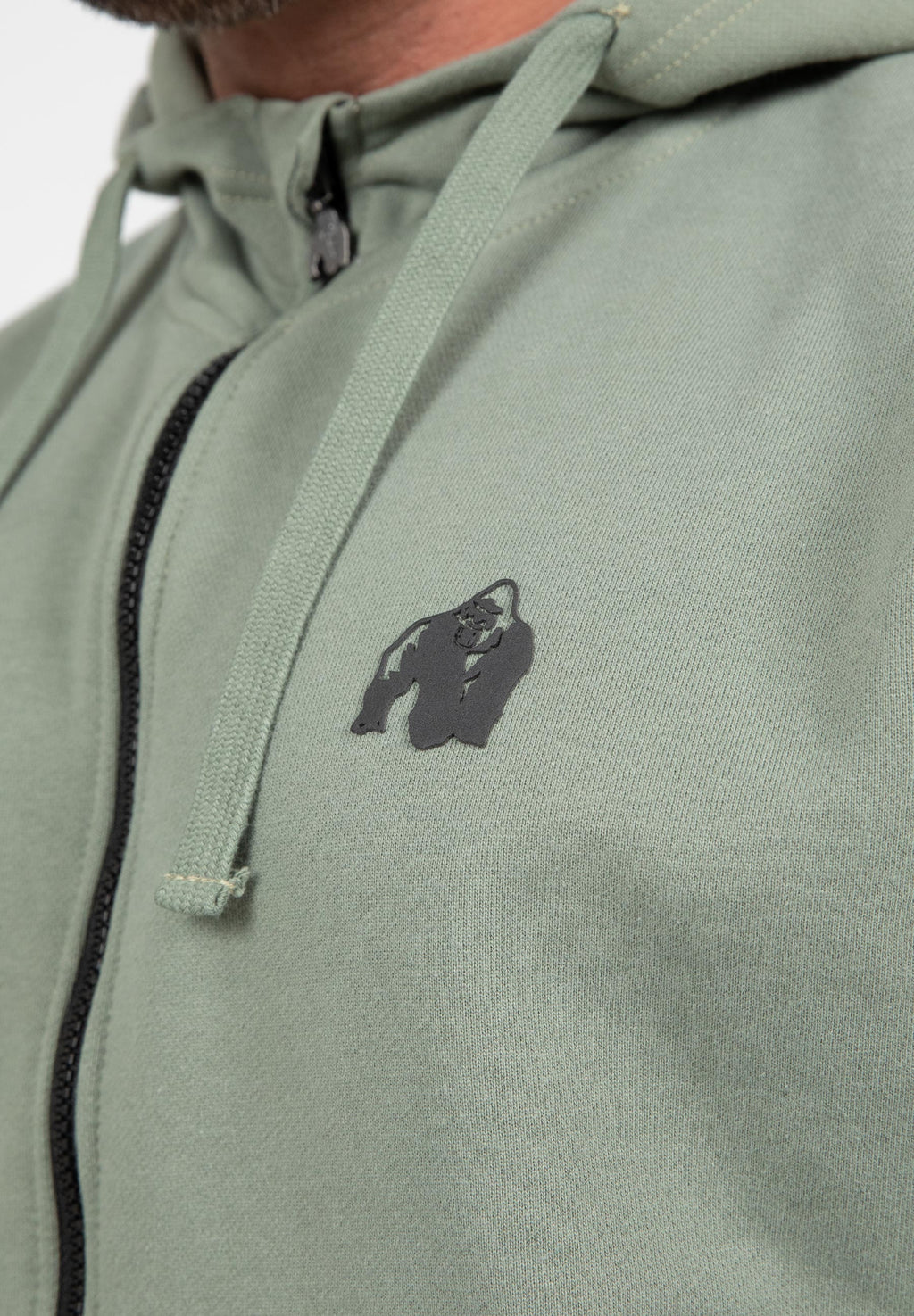 Gorilla Wear Leon Zipped Hoodie - Groen