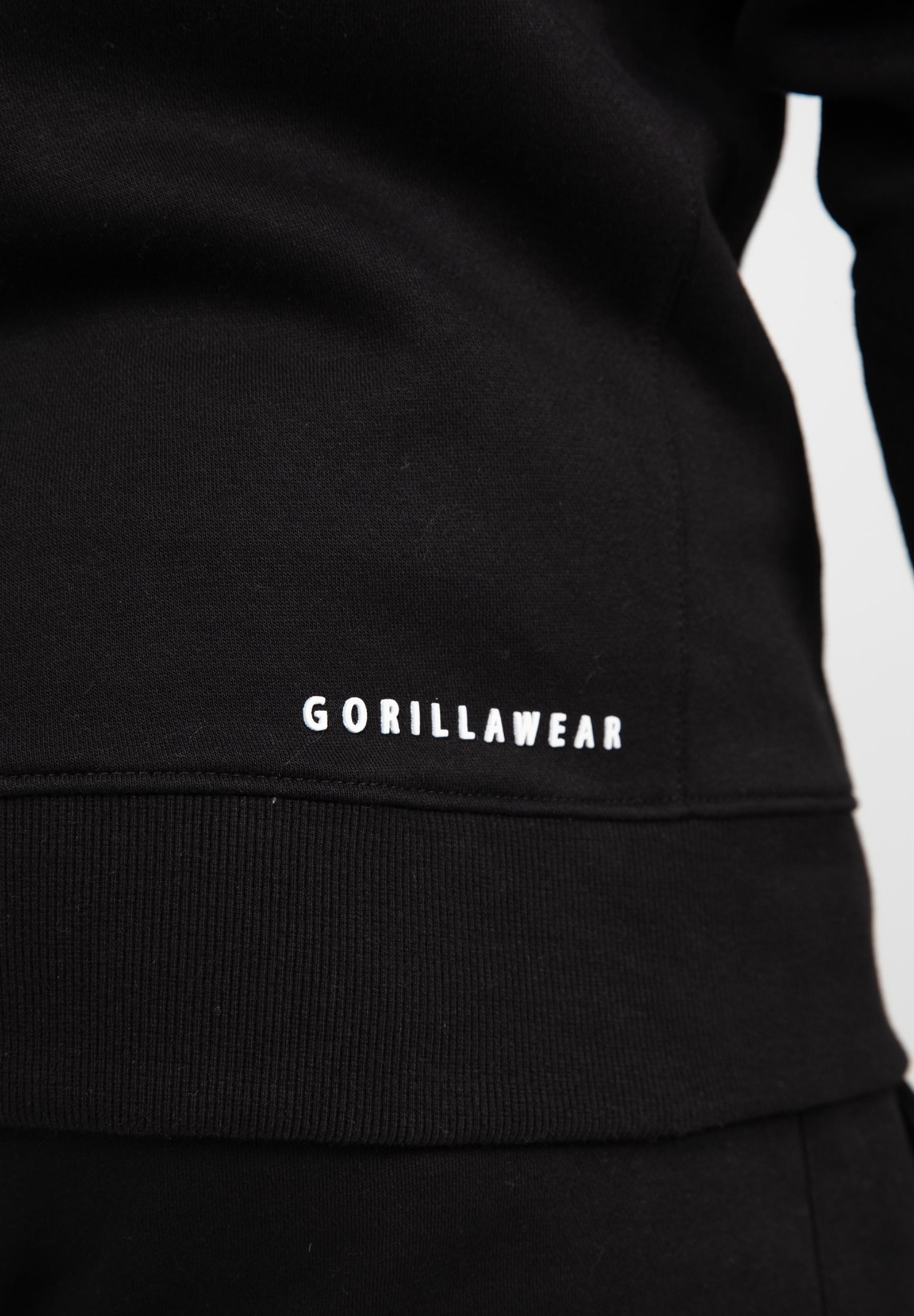 Gorilla Wear Leon Zipped Hoodie - Zwart