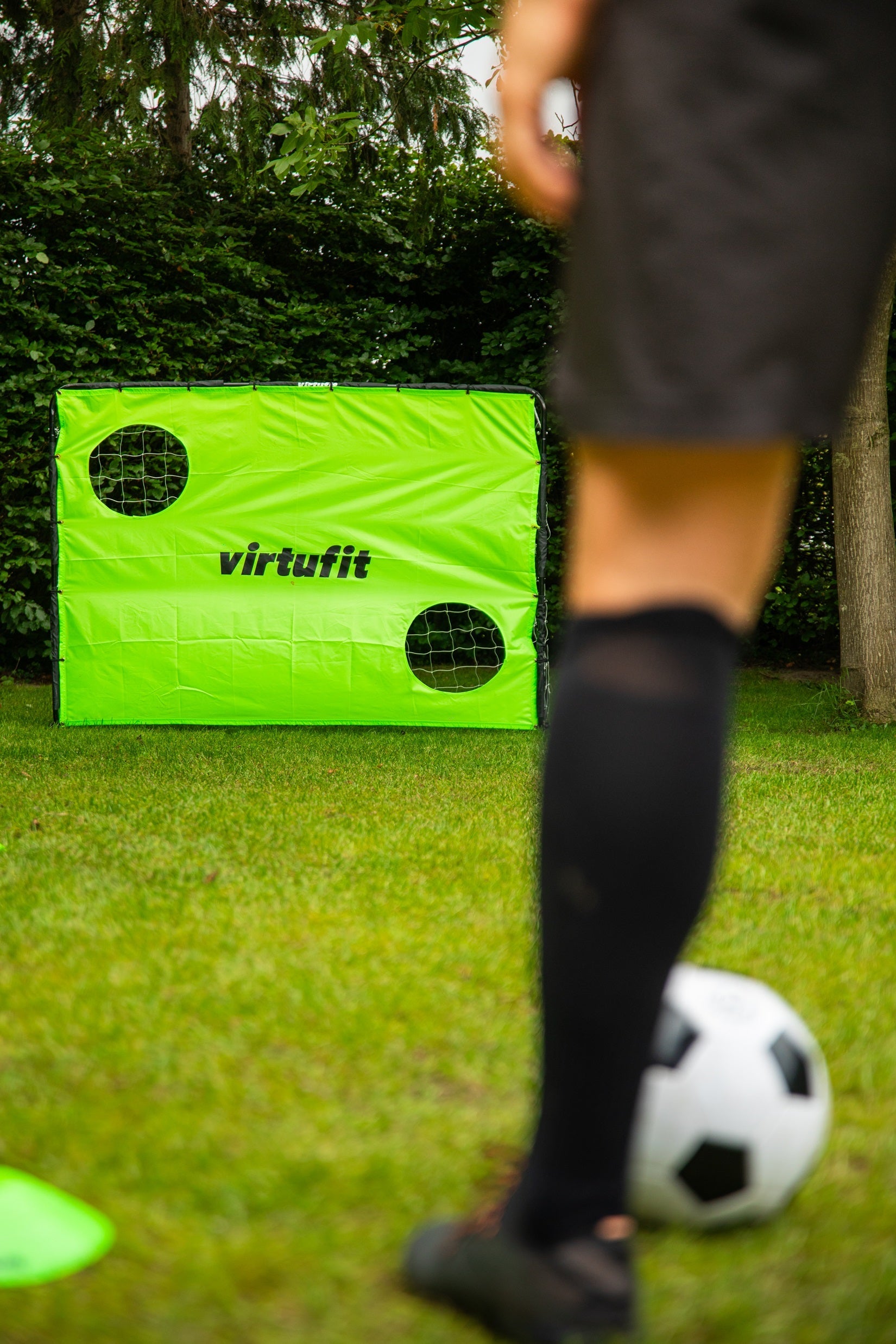 VirtuFit Voetbaldoel met Doelwand - Voetbal Goal - 215 x 150 cm