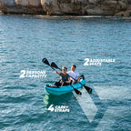 VirtuFit Kayak 335 set - Inclusief 2 peddels en zitje