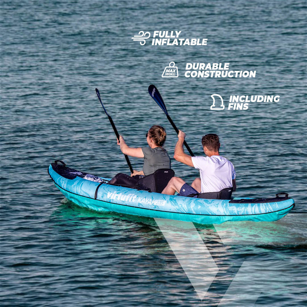 VirtuFit Kayak 335 set - Inclusief 2 peddels en zitje