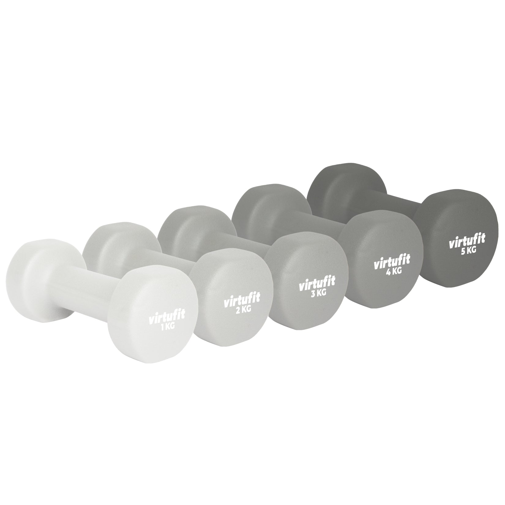 VirtuFit Vinyl Dumbbell Set Pro - 2 x 5 kg