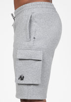 Gorilla Wear Hudson Cargo Short de Survêtement - Gris m&eacute;lang&eacute;