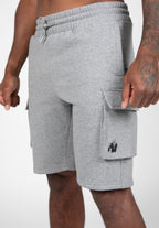 Gorilla Wear Hudson Cargo Short de Survêtement - Gris m&eacute;lang&eacute;