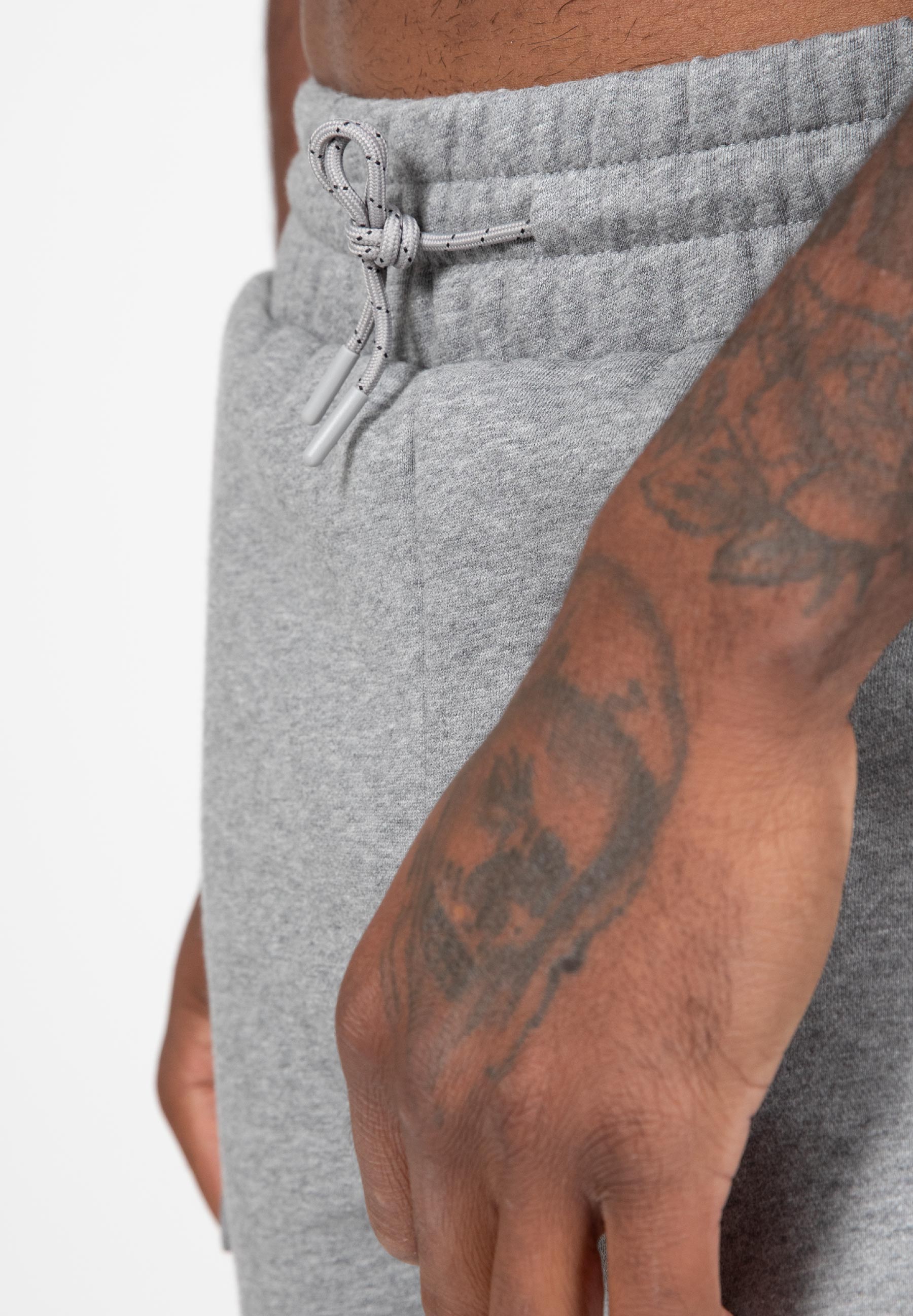 Gorilla Wear Hudson Cargo Short de Survêtement - Gris m&eacute;lang&eacute;