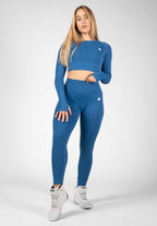 Gorilla Wear Hilton Manches longues sans couture - Bleu