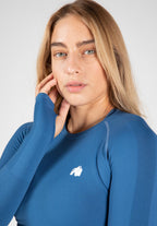 Gorilla Wear Hilton Manches longues sans couture - Bleu