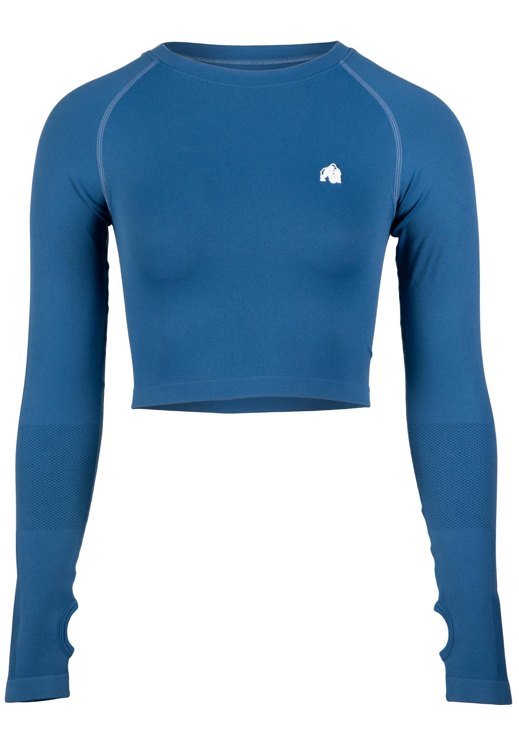 Gorilla Wear Hilton Manches longues sans couture - Bleu