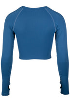 Gorilla Wear Hilton Manches longues sans couture - Bleu