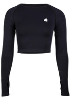 Gorilla Wear Hilton Seamless Cropped Long Sleeve - Zwart