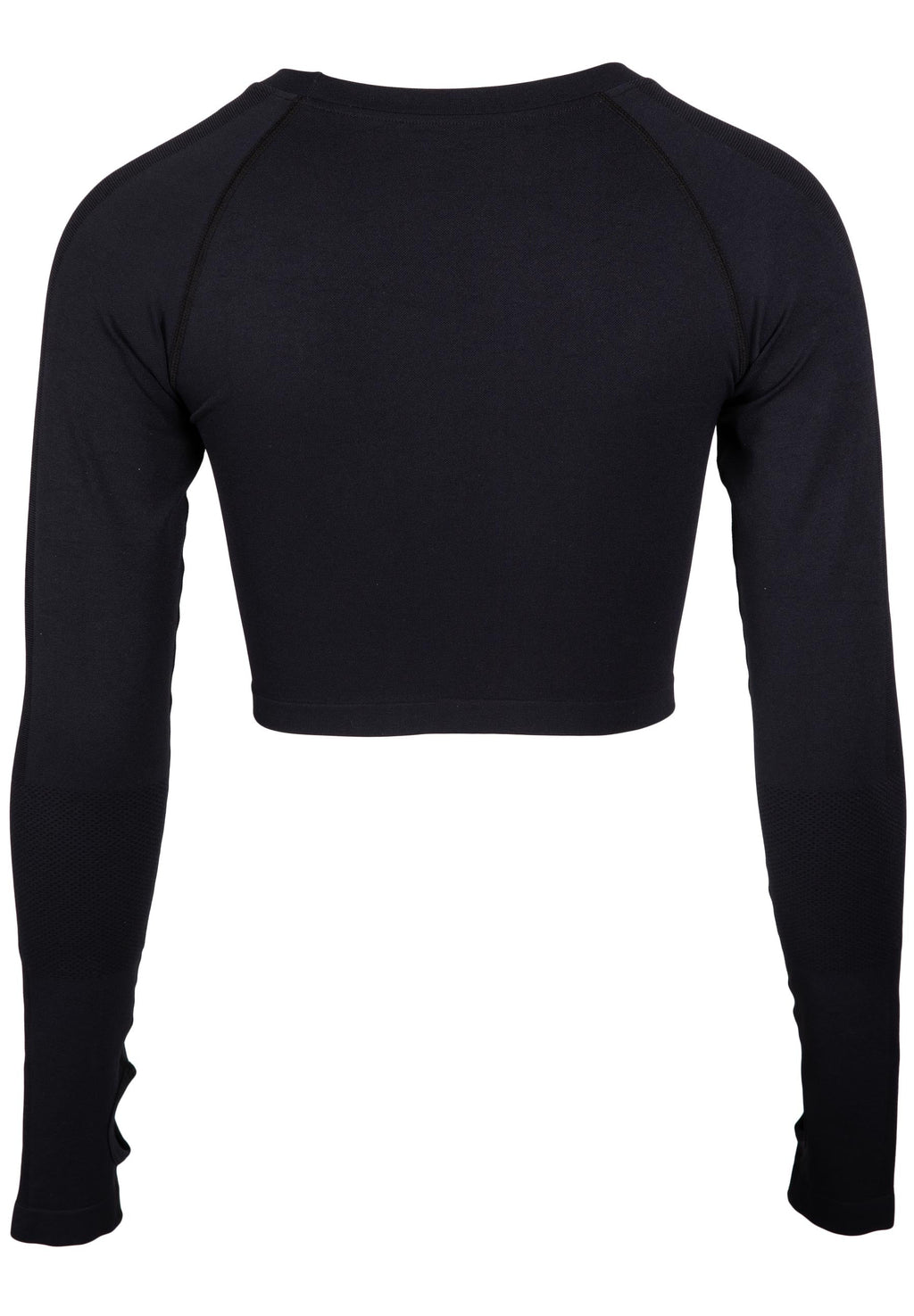 Gorilla Wear Hilton Seamless Cropped Long Sleeve - Zwart