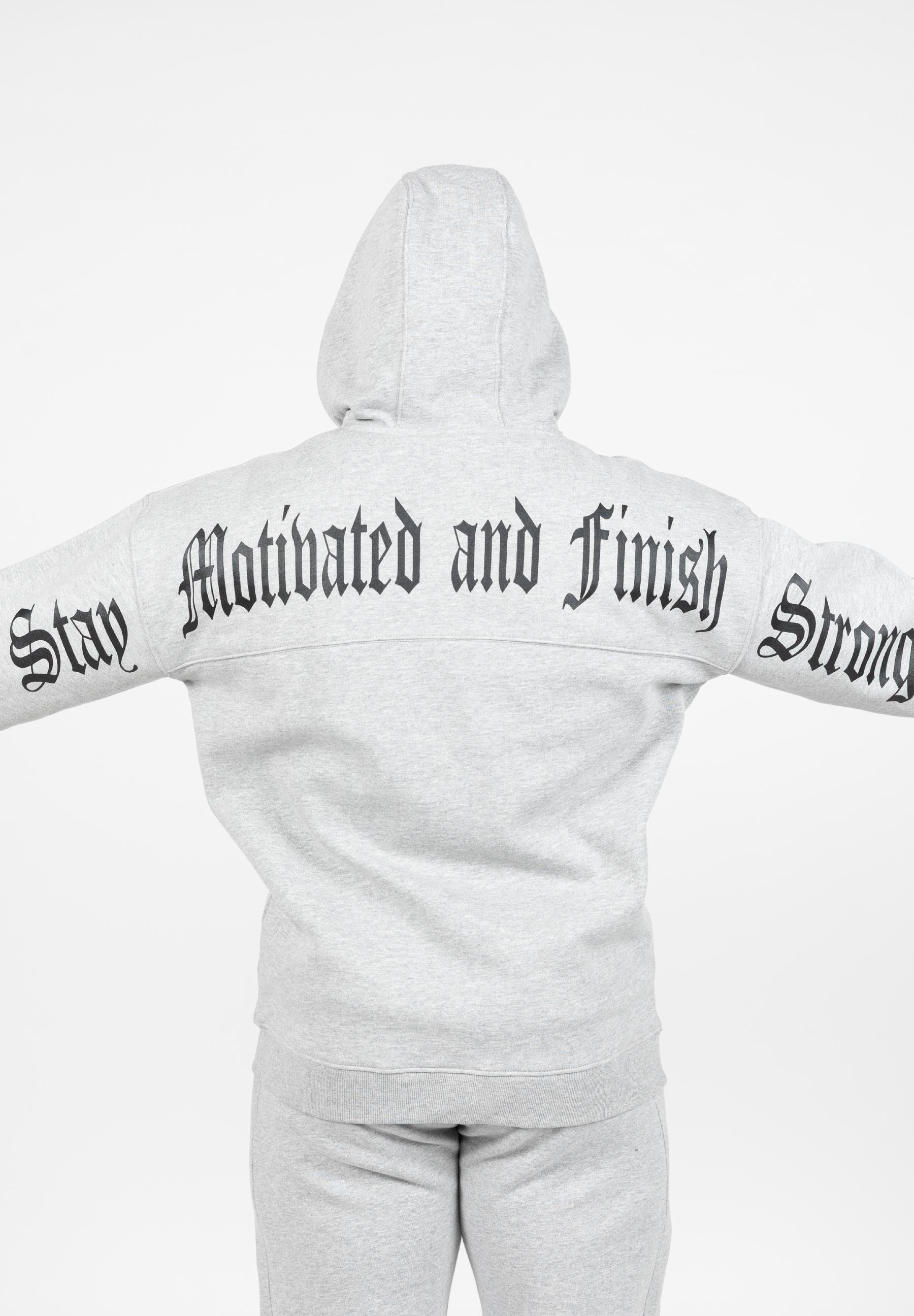 Gorilla Wear Sweat à Capuche Zippé Utah - Gris Clair