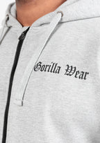 Gorilla Wear Sweat à Capuche Zippé Utah - Gris Clair