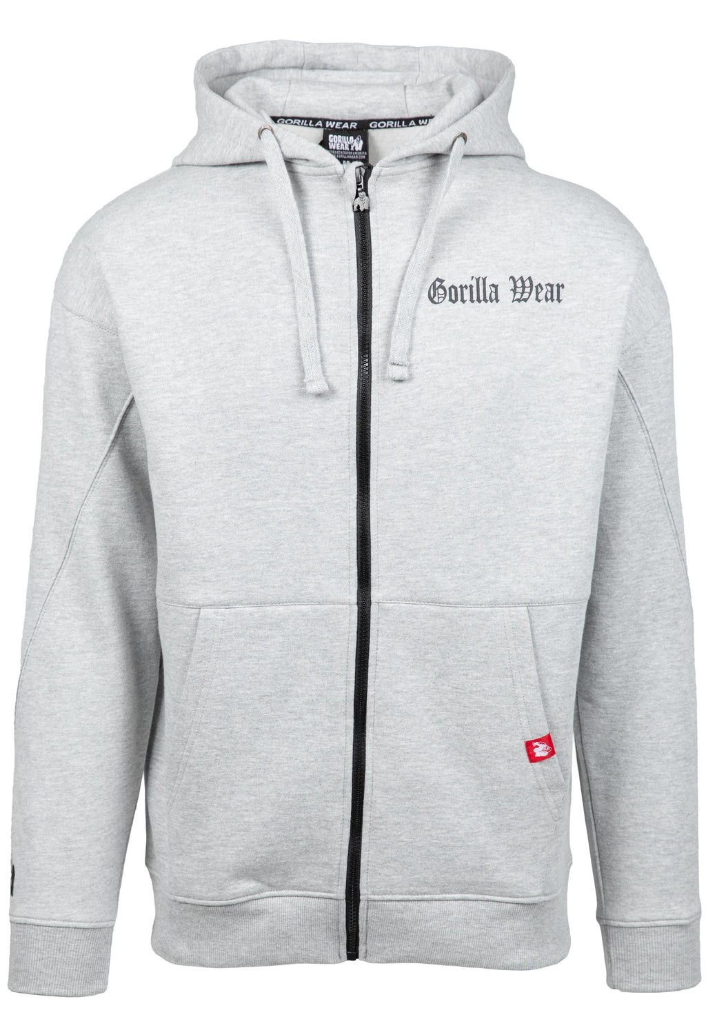 Gorilla Wear Sweat à Capuche Zippé Utah - Gris Clair