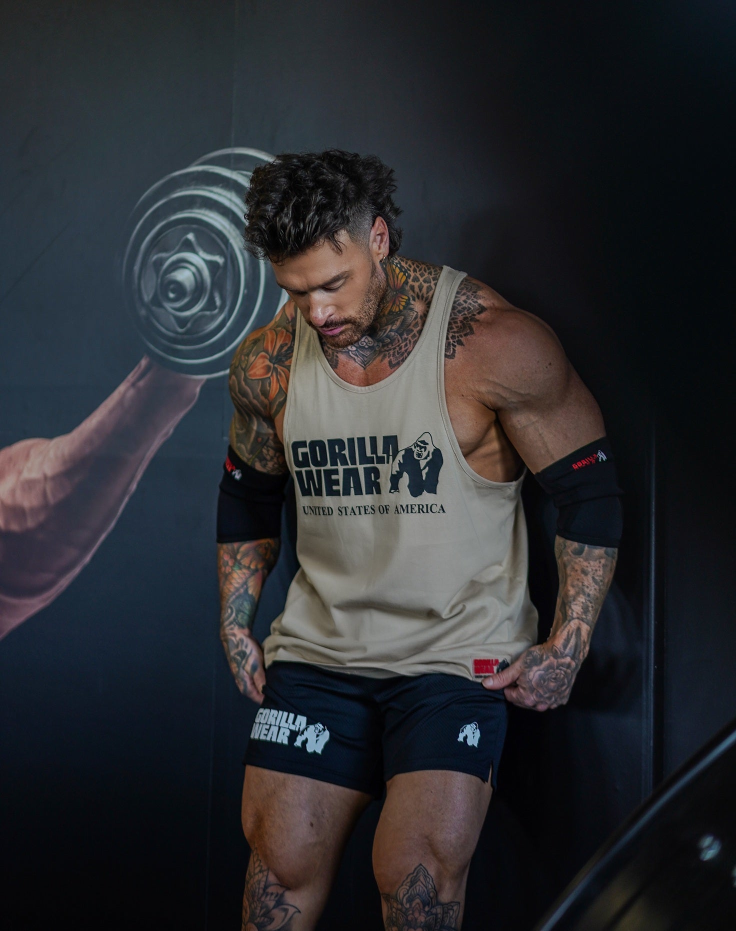 Gorilla Wear Short Miles Mesh - Noir