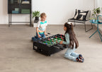 Bandito Mini Tafelvoetbal met Telescopische Stangen - Zwart