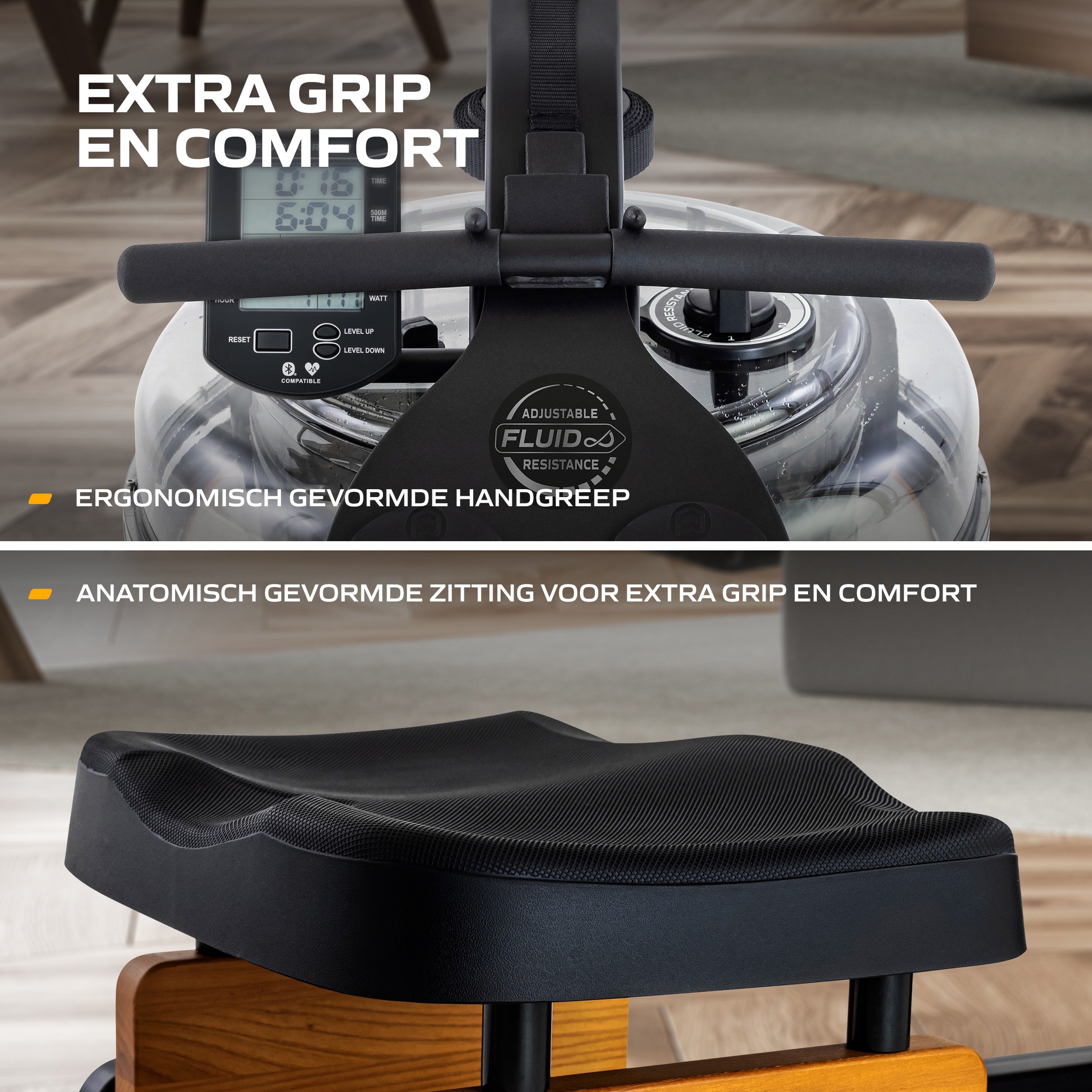 Fluid Rameur Apollo Plus Rower (BT)