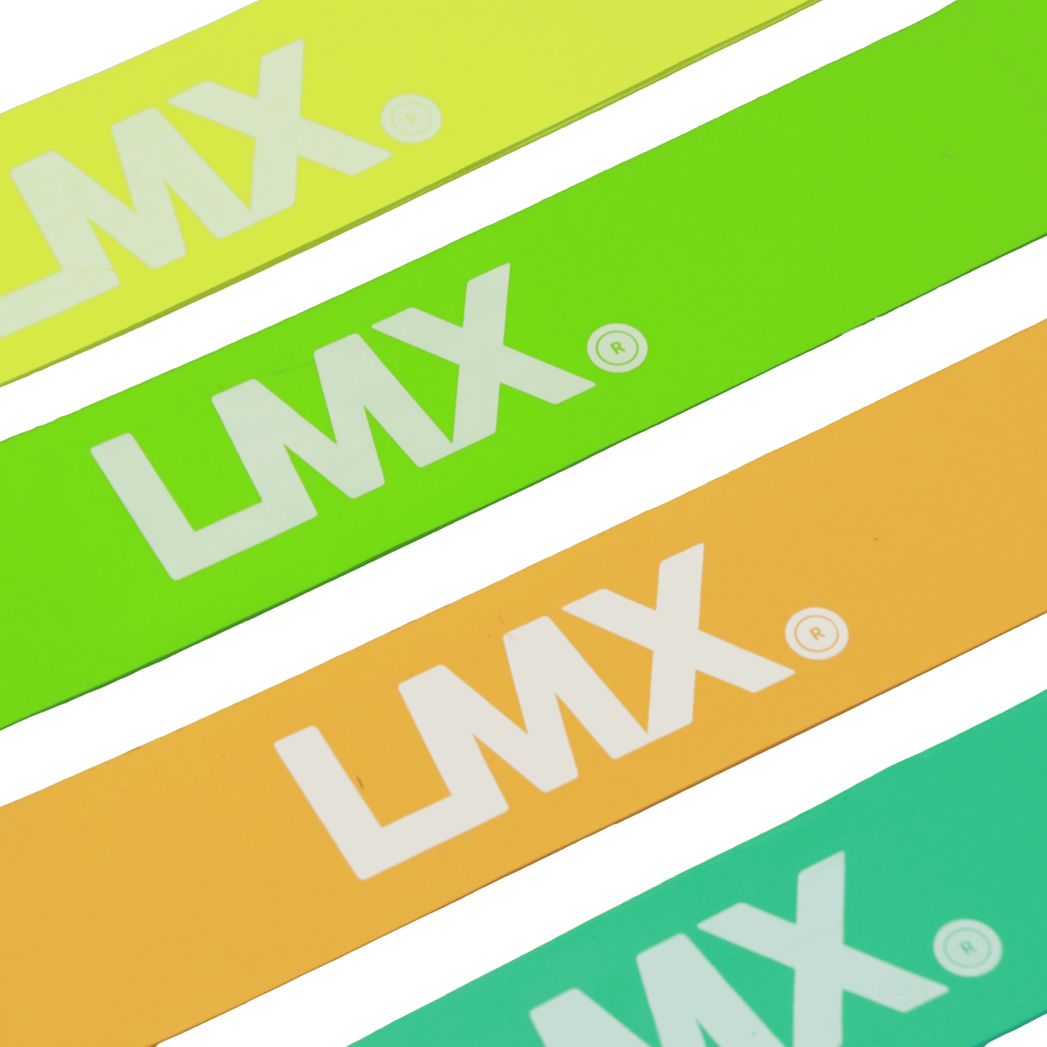 Lifemaxx LMX Mini Weerstandsband - Sterk - Blauw - 10 stuks