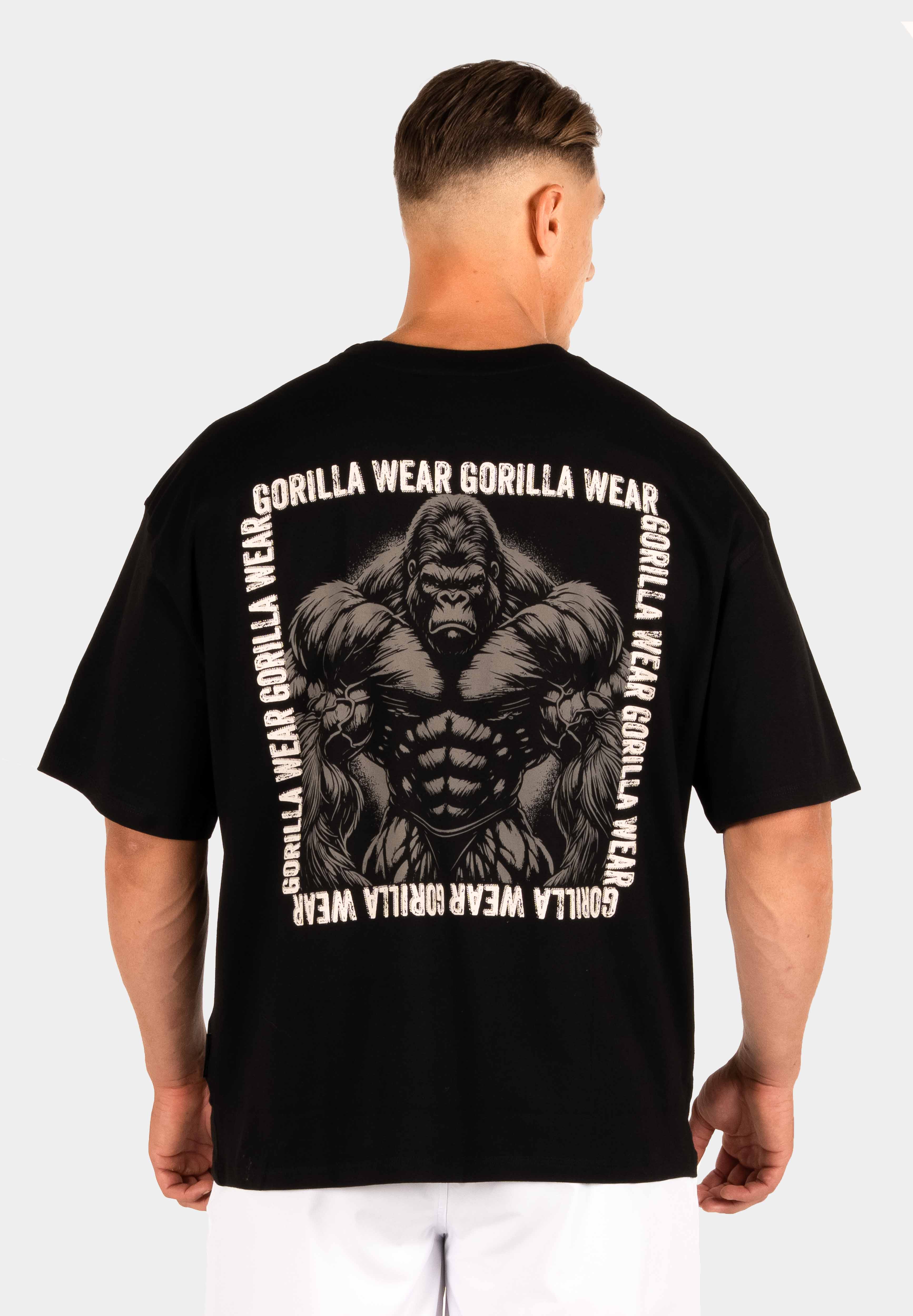 Gorilla Wear Philip Oversized T-shirt - Noir