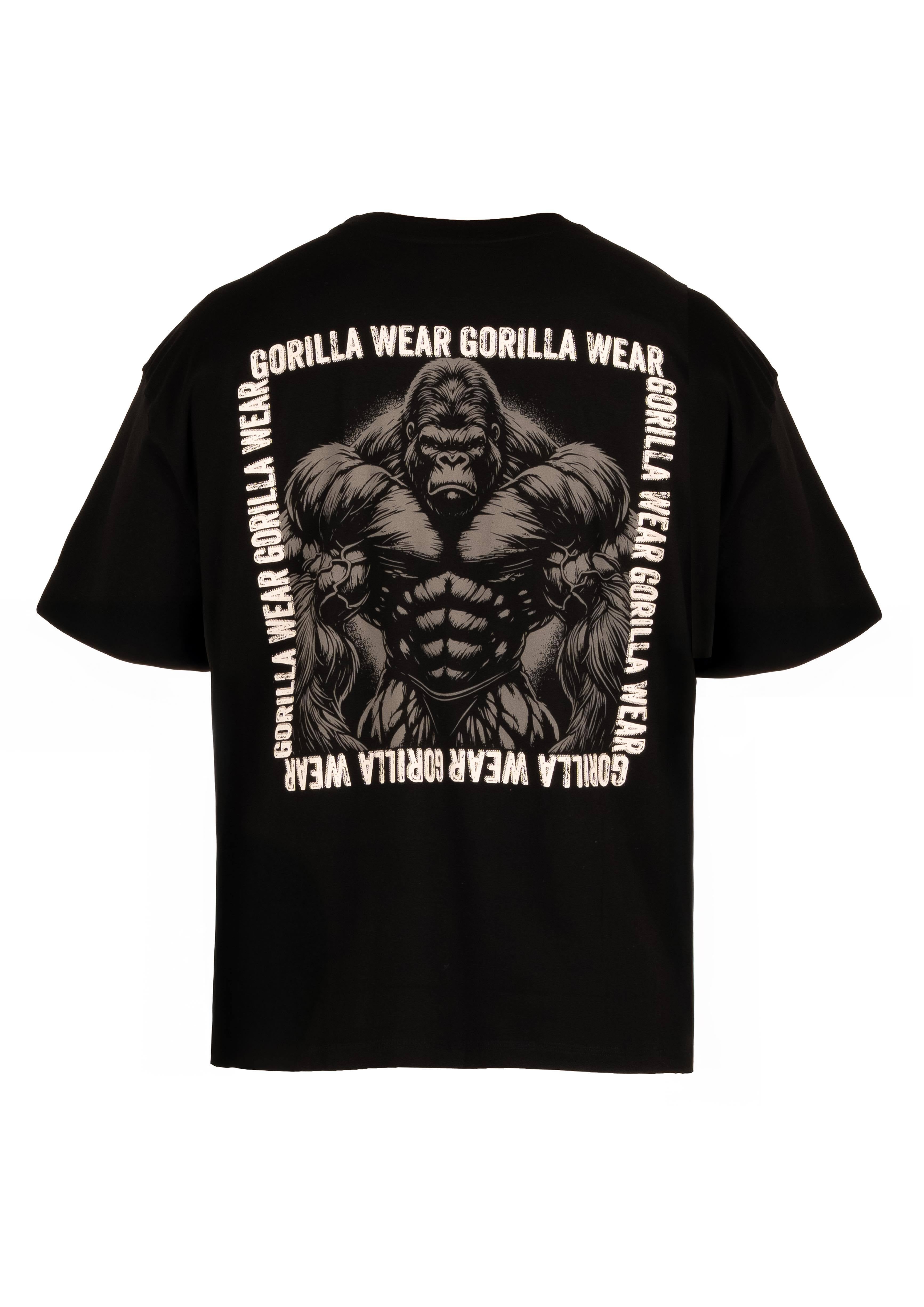Gorilla Wear Philip Oversized T-shirt - Noir